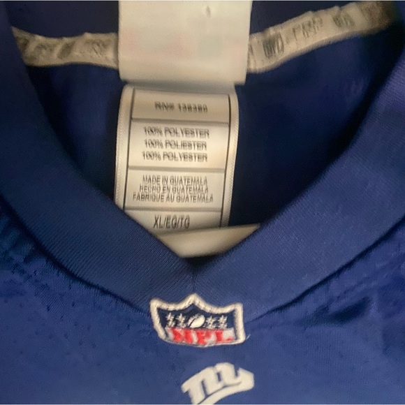 The NY giant jersey kids sizl large or small man - Picture 2 of 9